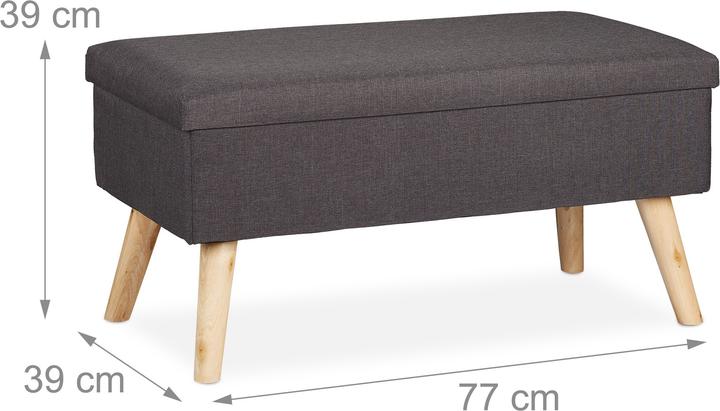 Actual product image Relaxdays Bench (77 cm)