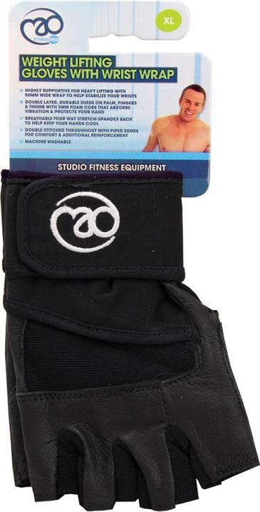 Immagine prodotto Fitness Mad Adulto Unisex Pelle Guanti per Sollevamento Pesi (XL)