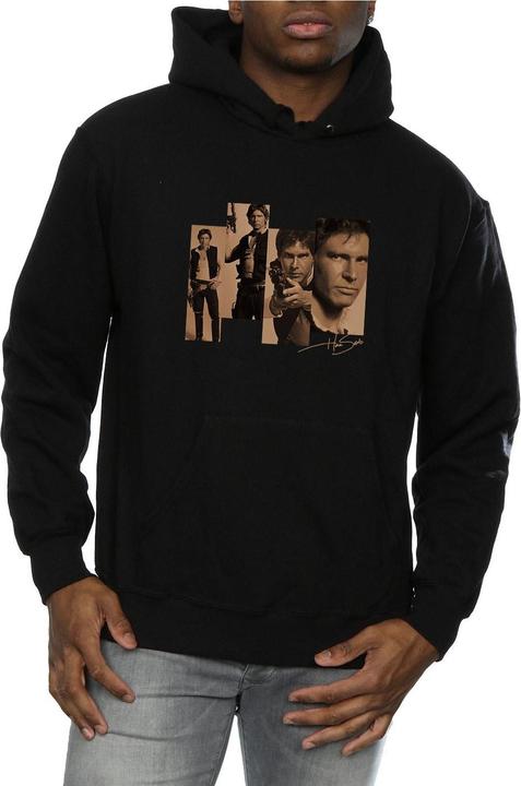 Immagine prodotto Star Wars Han Solo Photoshoot Felpa con Cappuccio Uomo (XXL)