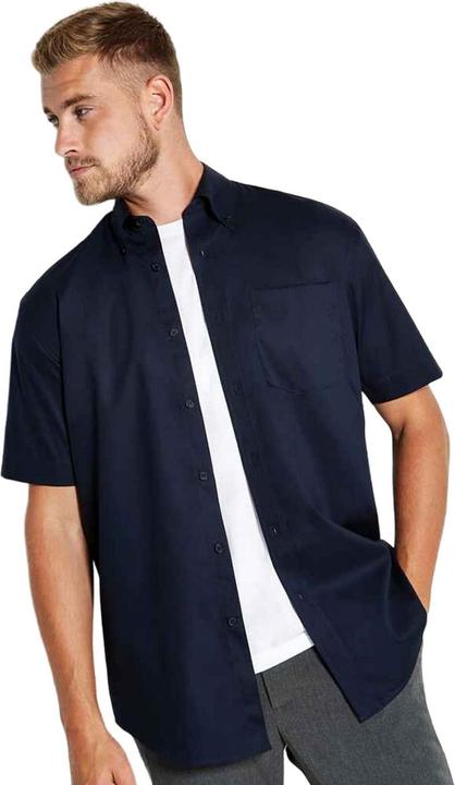 Actual product image Kustom Kit Mens Oxford Classic Short-Sleeved Shirt (22)