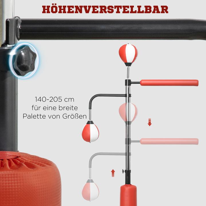 Actual product image SportNow Punching bag with 2 speed balls (84 cm, 14 kg)