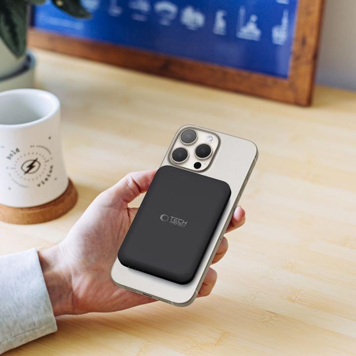 Produktbild Tech Powerbank technischer Schutz PB10 LifeMag 5000 mAh Schwarz (5000 mAh, 15 W)