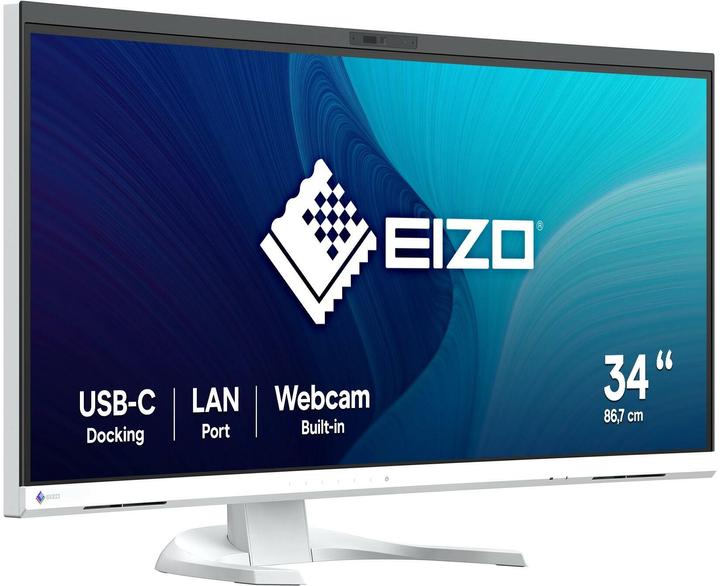 Productafbeelding Eizo 86,7cm (34,1") EV3450XC-WT 21:9 4K 2xHDMI+DP+USB-C Curv (3440 x 1440 pixels, 34.10")