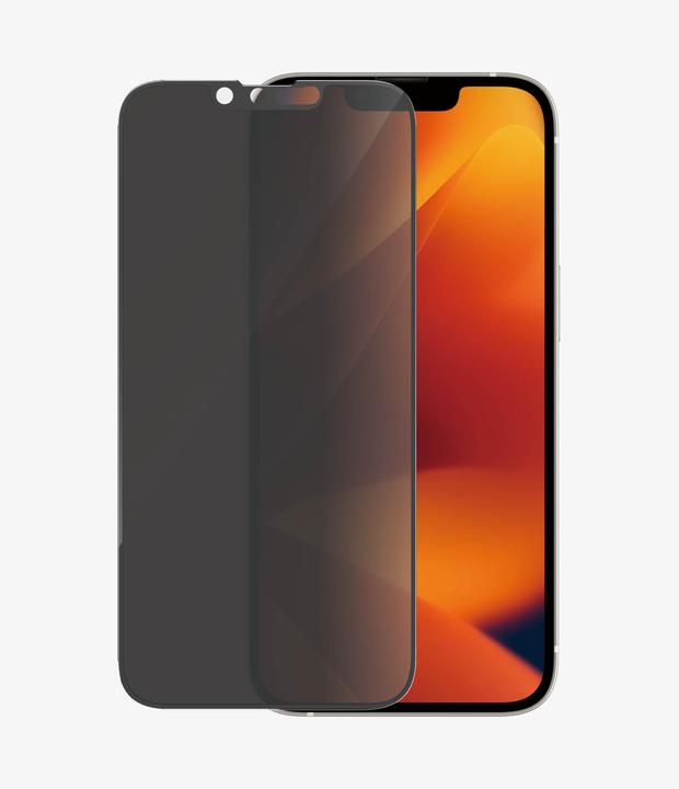 Actual product image PanzerGlass Classic Fit Privacy (1 Piece, Apple iPhone 13 Pro, Apple iPhone 13, Apple iPhone 14)