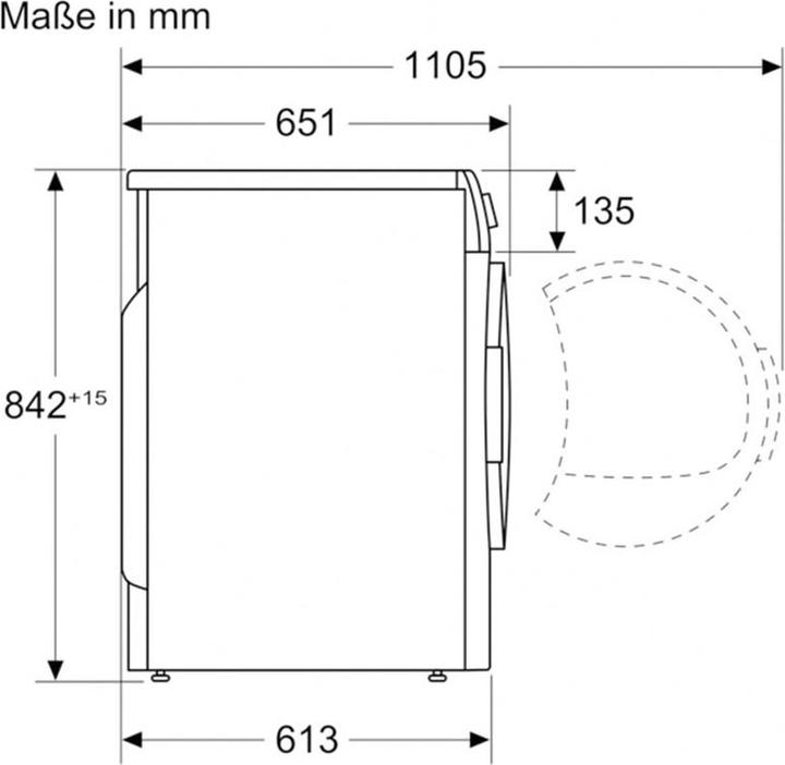 Actual product image Bosch Hausgeräte WQB246D0CH (9 kg, Right, CH plug)