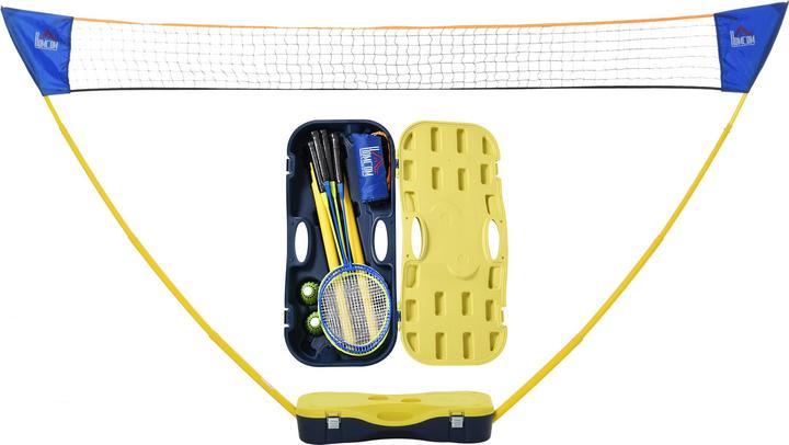 Image du produit Homcom Filet de badminton avec 4 raquettes