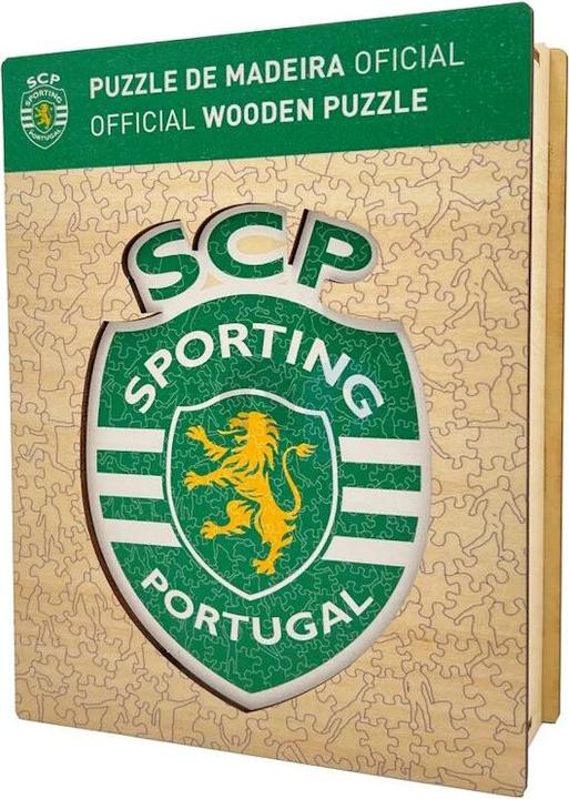 Image du produit Iconic Sporting CP - Logo - Puzzle en bois Taille S (150 pièces) (150 pièces)