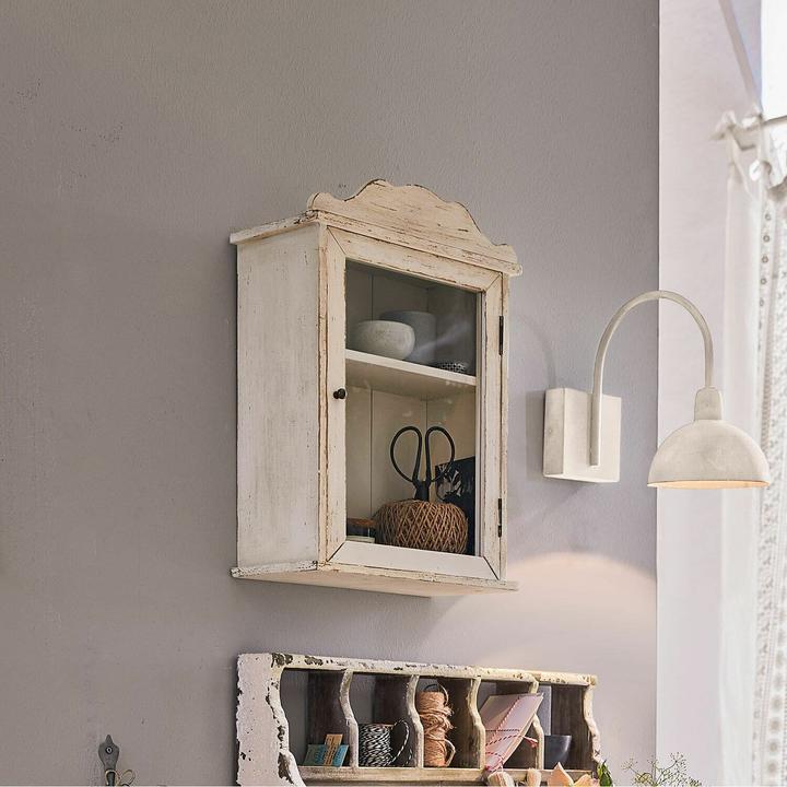 Image du produit Loberon Armoire murale Sandrine blanc antique (35, B, H, 18 cm, T 50)