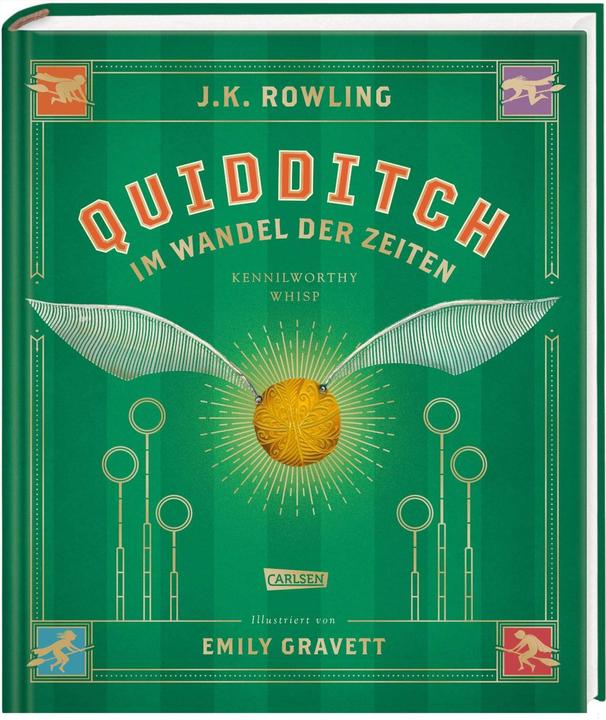 Produktbild Quidditch im Wandel der Zeiten (farbig illustrierte Schmuckausgabe) (Deutsch, J.K. Rowling, Emily Gravett, 2020)