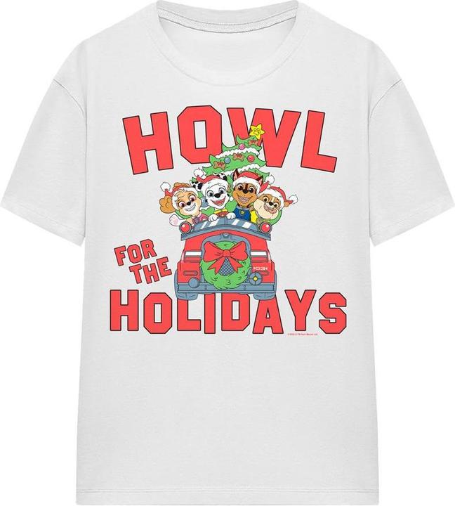 Paw Patrol Howl For The Christmas Holidays TShirt (XXL)
