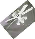 Produktbild Deko Deckenventilator White Liane mit Zugschalter 132 cm