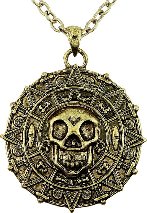 Immagine prodotto Widmann Piraten Halskette mit Totenkopf Kompass