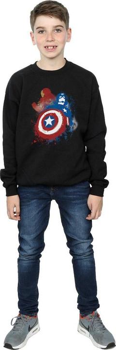 Produktbild Captain America Civil War Painted Vs Iron Man Sweatshirt Jungen (152, 158)