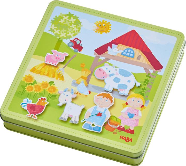Image du produit Haba Boîte de jeu magnétique La ferme de Peters et Paulines (122 pièces)