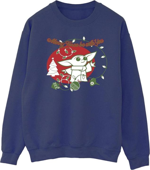 Star Wars Baby Yoda Force Be With You Sweatshirt (L)