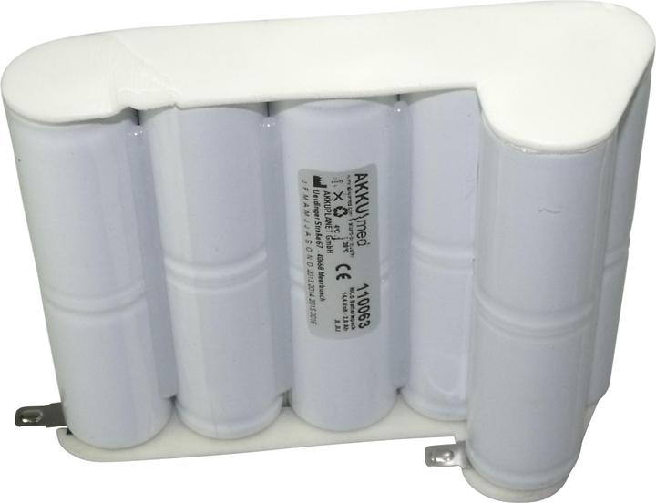 Immagine prodotto AccuCell Batteria Controllo Fisio Defibrillatore LP6, LP7, VSM2 Monitor ECG (1 pz., Specifico del dispositivo, 2000 mAh, Accumulatore di carica elettrica)