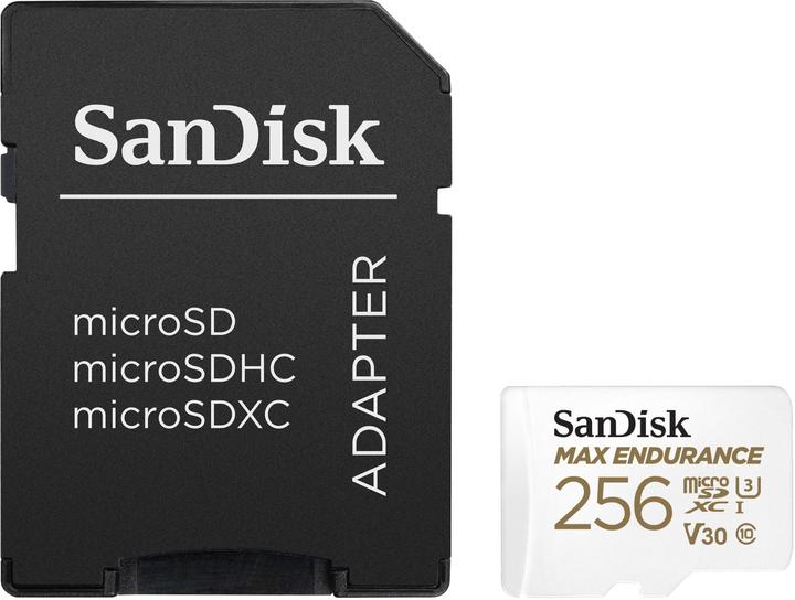 Produktbild SanDisk Max Endurance (256 GB, microSDXC, U3, UHS-I)
