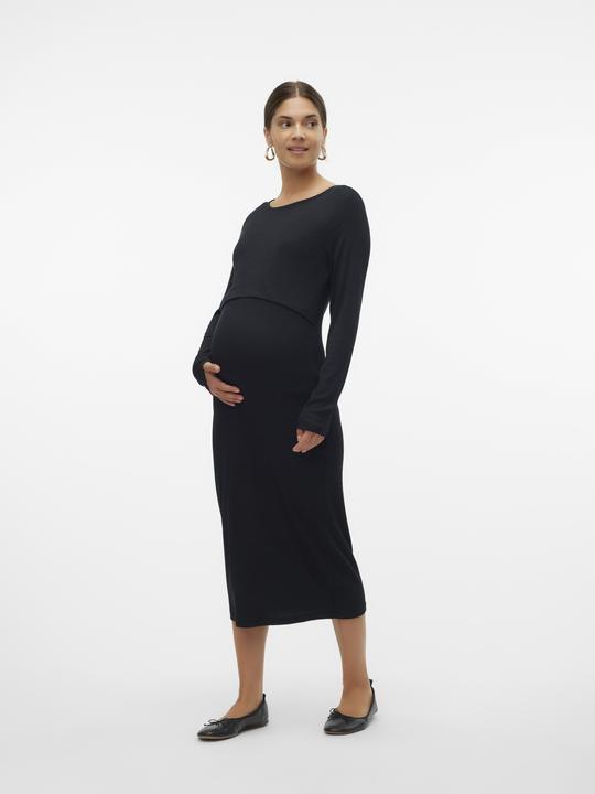 Immagine prodotto Mamalicious Abito midi aderente con scollo rotondo (M)