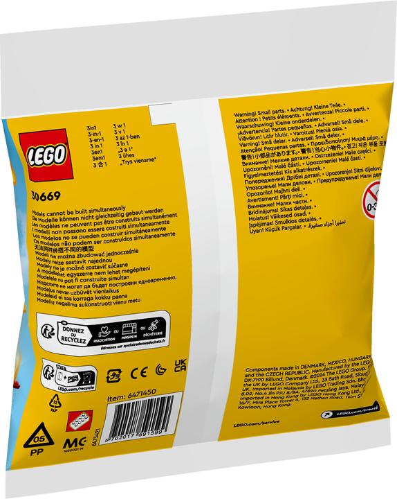 Immagine prodotto LEGO Leggendario aereo rosso (30669, LEGO Creator 3-in-1)