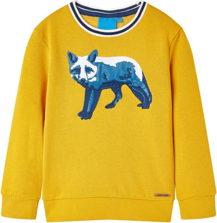 Image du produit VidaXL Sweatshirt pour enfants Ocre 116,Composition : 100 % coton,Couleur (116)