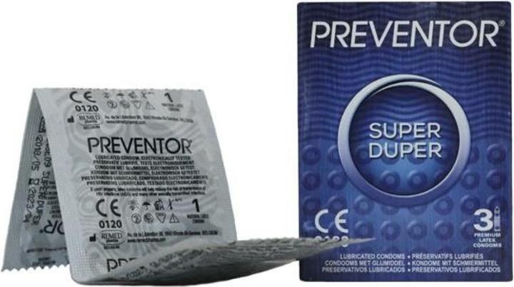 Image du produit Preventor Super Duper 3 Premium Latex-Kondome