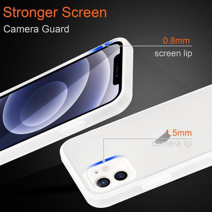 Actual product image Cadorabo Hybrid Matt Cover (Apple iPhone 12, Realme 12 Pro+)