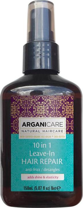 Immagine prodotto Arganicare Olio di Argan e Burro di Karitè 10 in 1 Riparatore per Capelli Leave-In (150 ml)