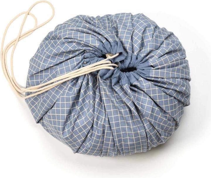 Actual product image play&go Print Organic grid blue