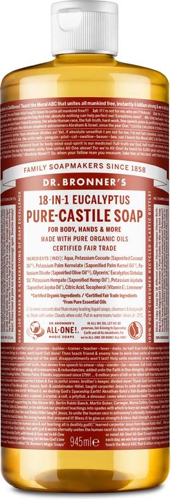 Produktbild Dr. Bronner's Pure Castile Liquid Soap Eucalyptus 945 ml (945 ml)