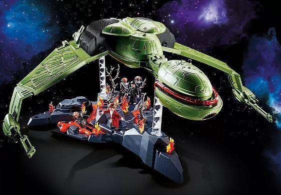 Actual product image Playmobil Klingon ship: Bird-of-Prey (71089, Playmobil Star Trek)