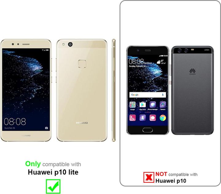 Actual product image Cadorabo Book Jeans Optics Cover (Huawei P10 Lite)
