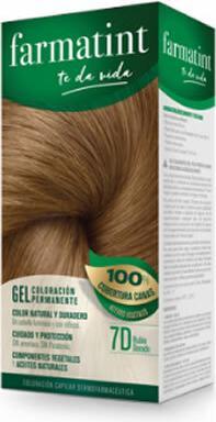 Produktbild Farmatint Dauerhafte Farbe Gel 7d Dunkelblond 150ml (7D Golden Blonde)