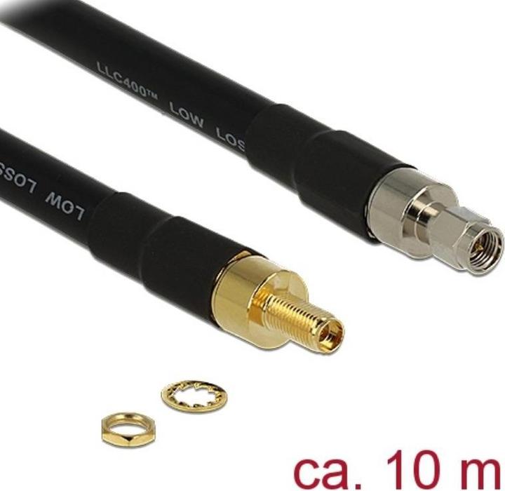 Produktbild Delock GSM/UMTS/LTE Verlängerungskabel, 10m (0.35 dB, Antennenkabel)
