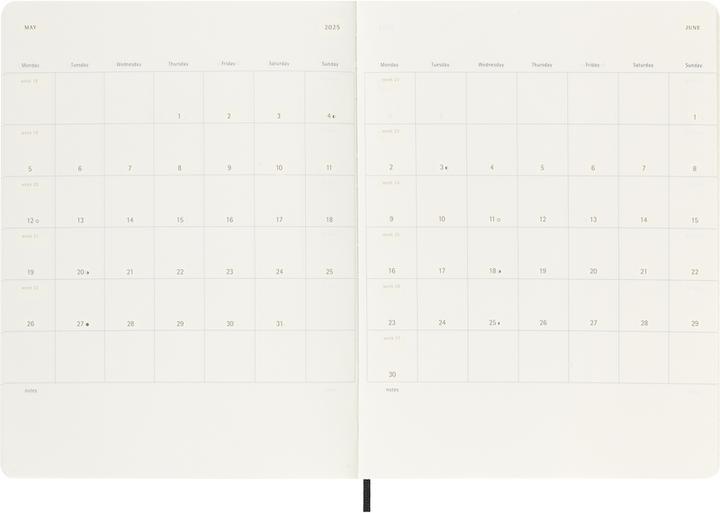 Productafbeelding Moleskine Weekkalender (19 x 25 cm, Engels)
