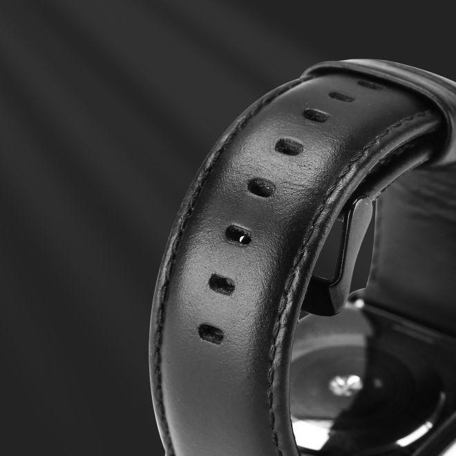 Actual product image Dux Ducis Business Series Genuine Leather Replacement Strap (40 mm, 38 mm, 41 mm, Genuine leather, Apple Watch Series 1, Apple Watch Series 2, Apple Watch Series 3, Apple Watch Series 4, Apple Watch Series 5, Apple Watch Series 6, Apple Watch Series 7, Apple Watch Series 8, Apple Watch Series 9, Apple Watch SE)