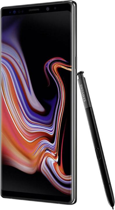 Image du produit Samsung Galaxy Note9 UE (128 Go, Midnight Black, 6.40", Double SIM hybride, 12 Mpx, 4G)