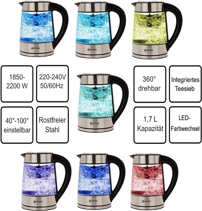Actual product image Ecosa Kettle (1.70 l)