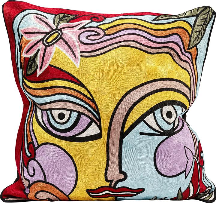 Produktbild Kare Design Kissen Art Line Face 50x50cm (50 x 50 cm)