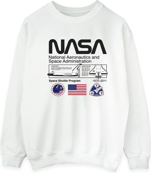 Actual product image Nasa Mens Space Admin Sweatshirt (S)