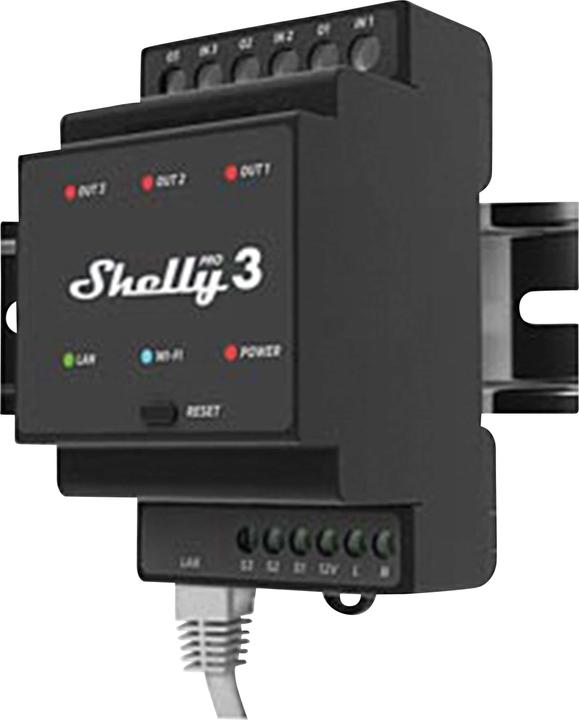 Shelly Pro 3 (Attuatore dell'interruttore)
