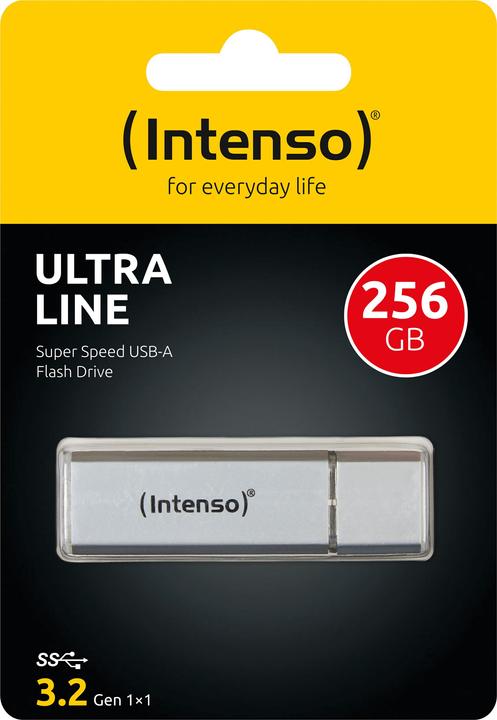 Actual product image Intenso ultra line (256 GB, USB-A, USB 3.0)