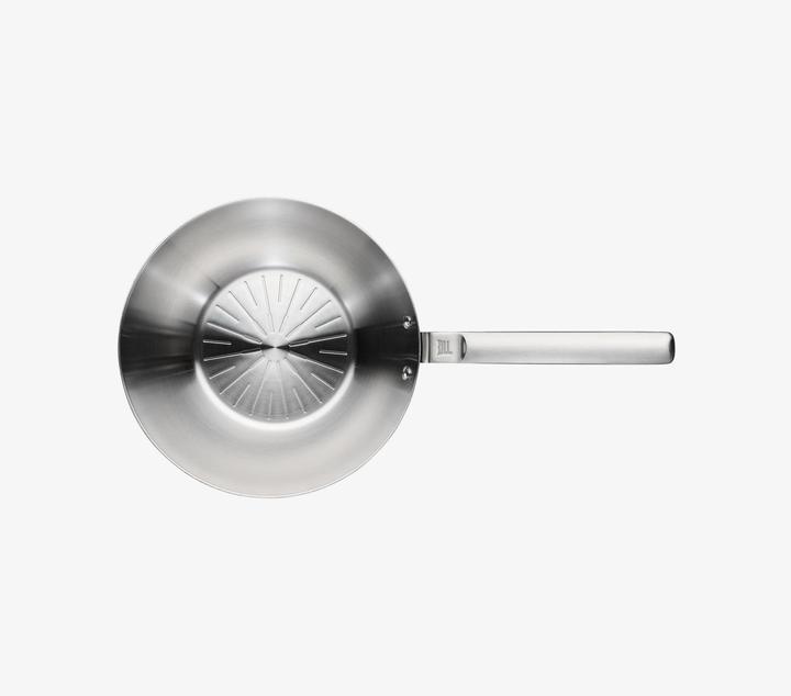 Image du produit Fiskars Norden Steel Wok, 28cm, sans revêtement (28 cm, Wok, Acier inoxydable)