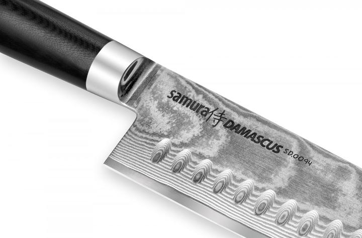 Actual product image Samura DAMASCUS Santoku knife (18 cm)