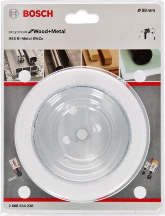 Actual product image Bosch Professional Zubehör Hole saw Progressor for Wood and Metal, 98 mm (98 millimetres)
