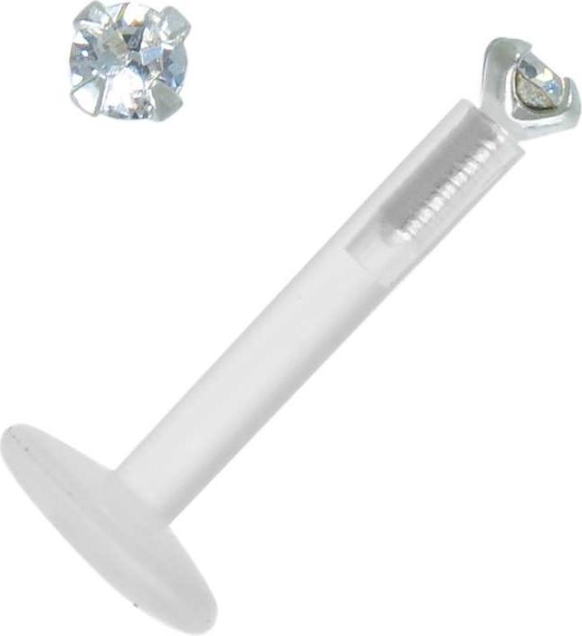 Actual product image Bijouteria Piercing (Premium crystal, Bioplastic, Silver 925)
