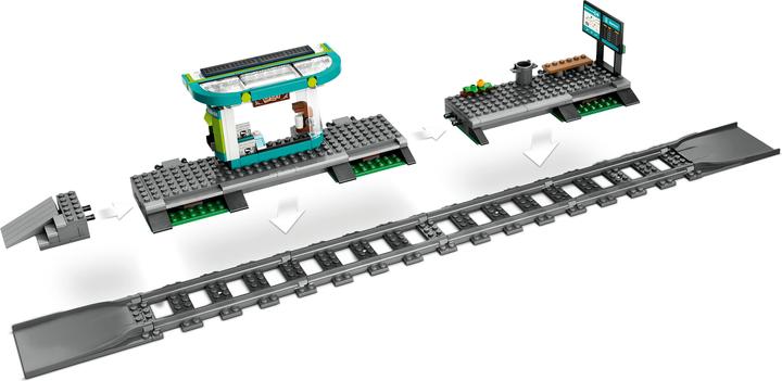 Actual product image LEGO Tram with stop (60423, LEGO City)
