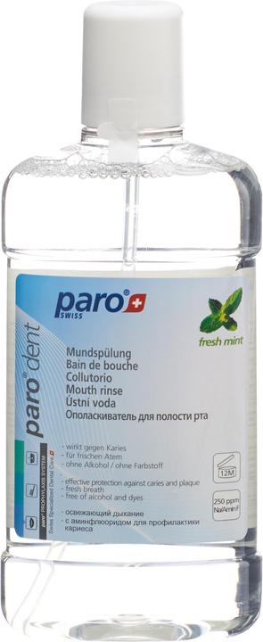Image du produit Paro Rinçage au fluorure d'amines (500 ml, Bains de bouche)