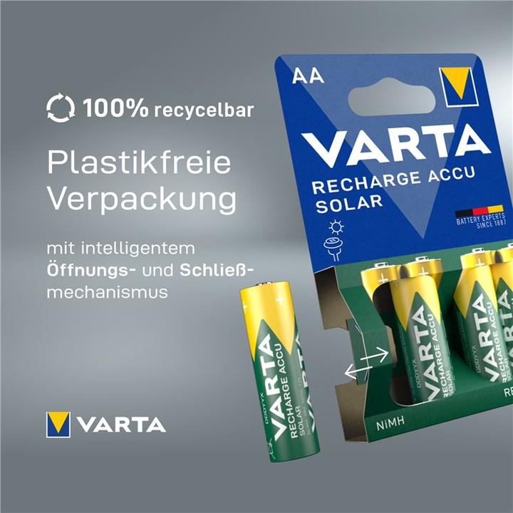 Actual product image Varta Recharge Accu Solar (2 pcs., AAA, 550 mAh)