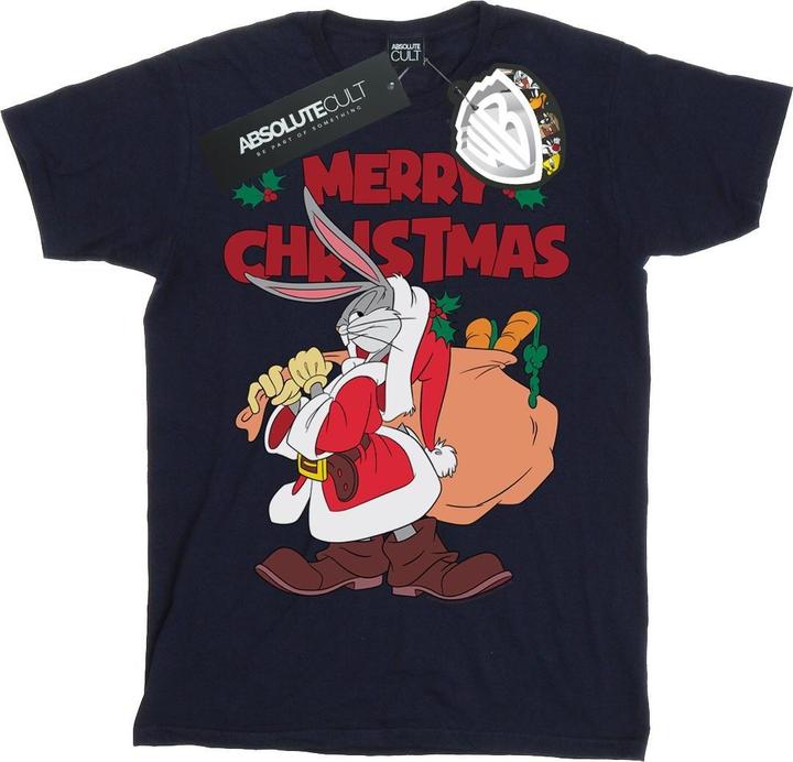 Looney Tunes Santa Bugs Bunny TShirt (L)