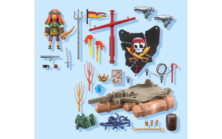 Actual product image Playmobil Recovering treasure on a pirate raft (71794, Playmobil Pirates)